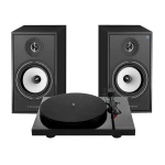Pack Platine vinyle Lunar 3 avec Enceintes BR03 Connect