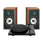 Pack Platine vinyle Lunar 3 avec Enceintes BR03 Connect