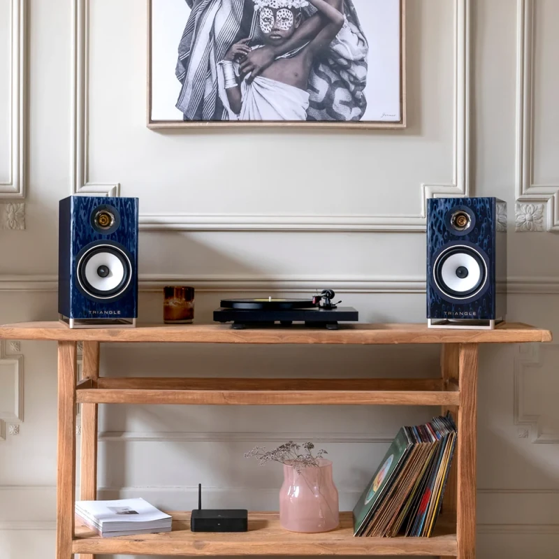 Pack Platine vinyle Lunar 3 avec Enceintes connectées Capella 2