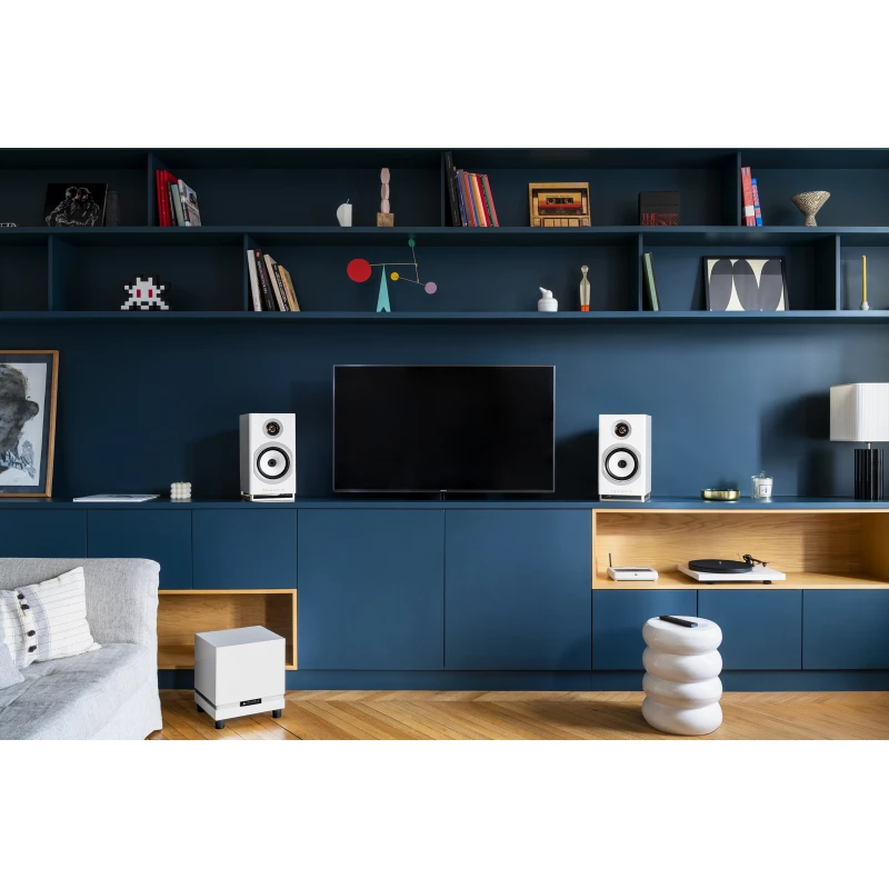 Pack Platine vinyle Lunar 3 avec Enceintes connectées Capella 2