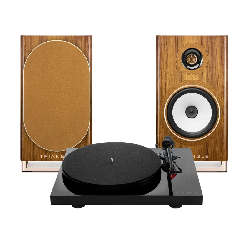 Pack Platine vinyle Lunar 3 avec Enceintes connectées Capella 2