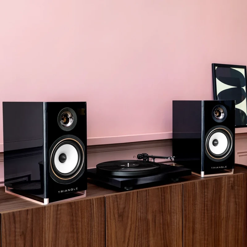 Pack Platine vinyle Lunar 3 avec Enceintes connectées Capella 2