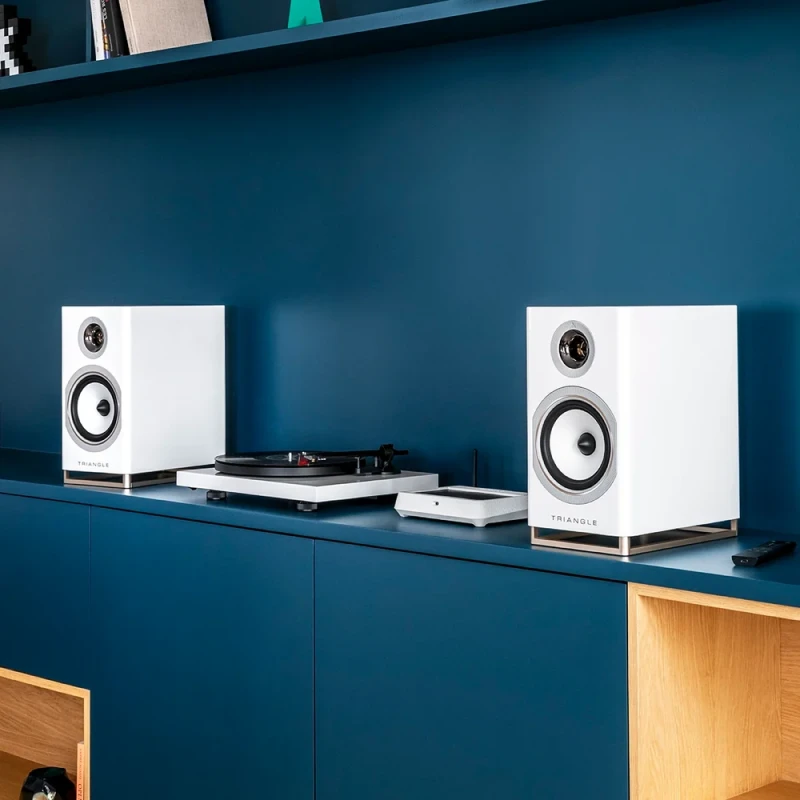 Pack Platine vinyle Lunar 3 avec Enceintes connectées Capella 2
