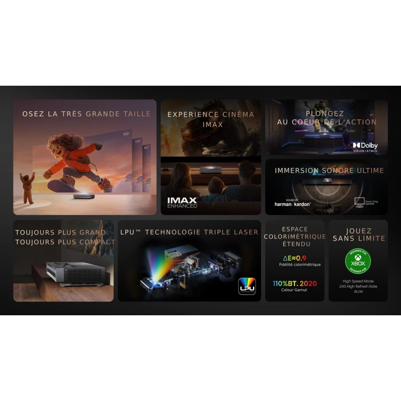 PX3-pro - Laser Cinema Videoprojecteur ultra-courte focale