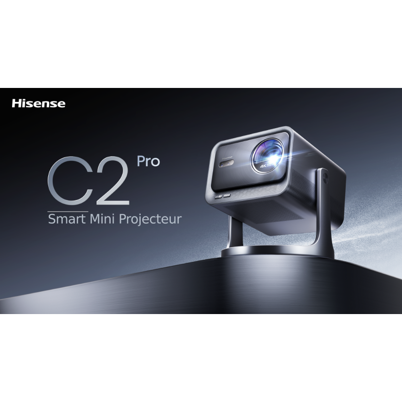 C2 Pro - Smart mini projecteur avec focale ajustable 65-300"