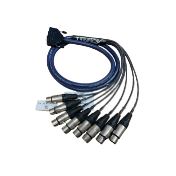 Câbles de liaison DB25-XLR3F - par 2