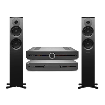 Chaine HiFi Dynaudio Emit 30 avec Lecteur CD et Streamer Roksan