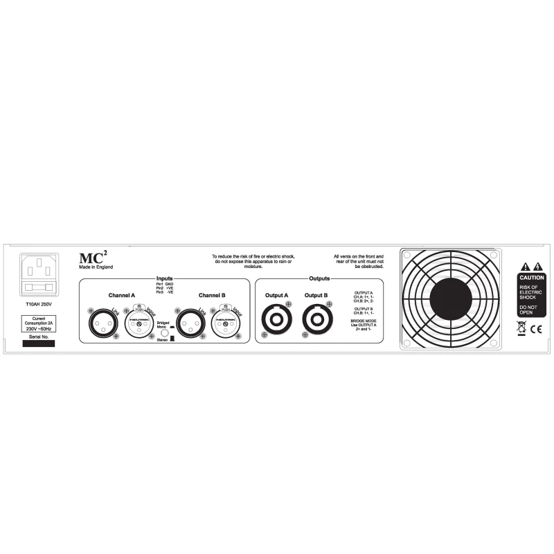 Amplificateur stéréo T1000 - 2 x 750 W