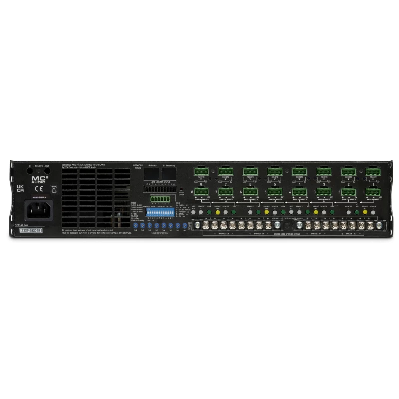 I68 Amplificateur multicanal 8 x 650W