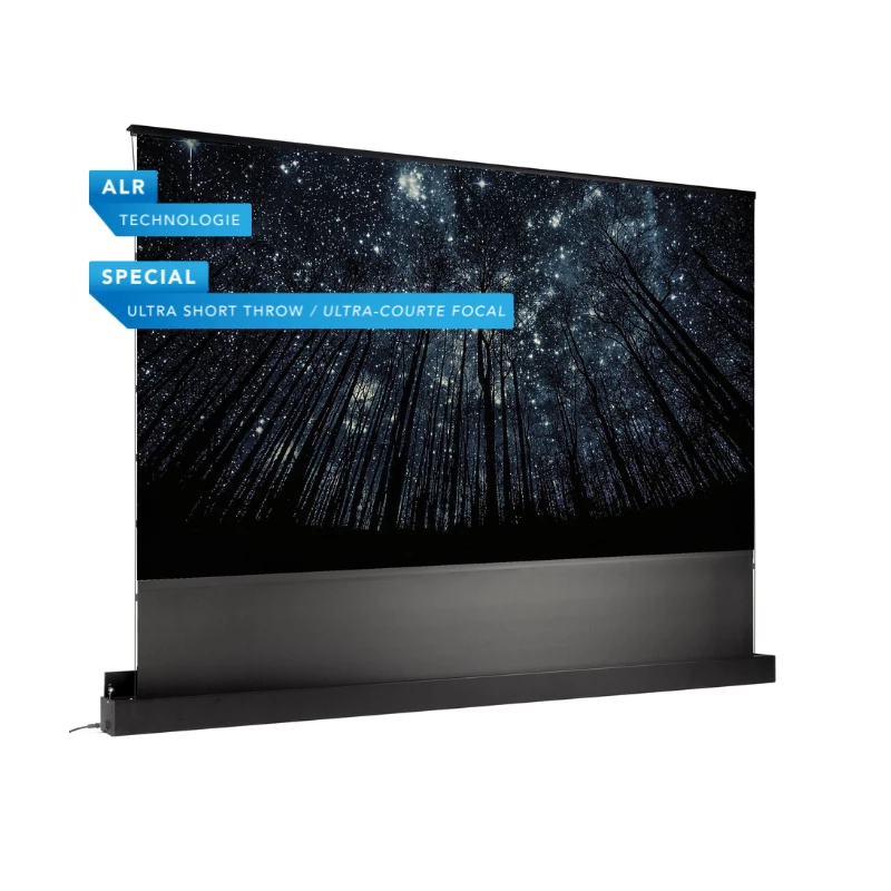 Eden Extra Bright UST 300C - Ecran motorisé de sol pour projecteur ultra courte focale