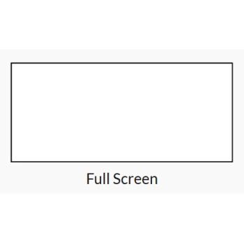 FullScreen - Ecran cadre fixe toile transonore