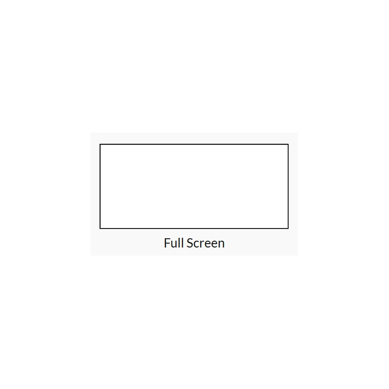 FullScreen - Ecran cadre fixe toile transonore