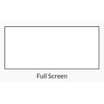 FullScreen - Ecran cadre fixe toile transonore