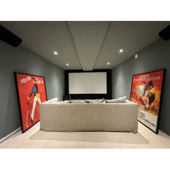 Slim - Ecran cadre fixe toile transonore