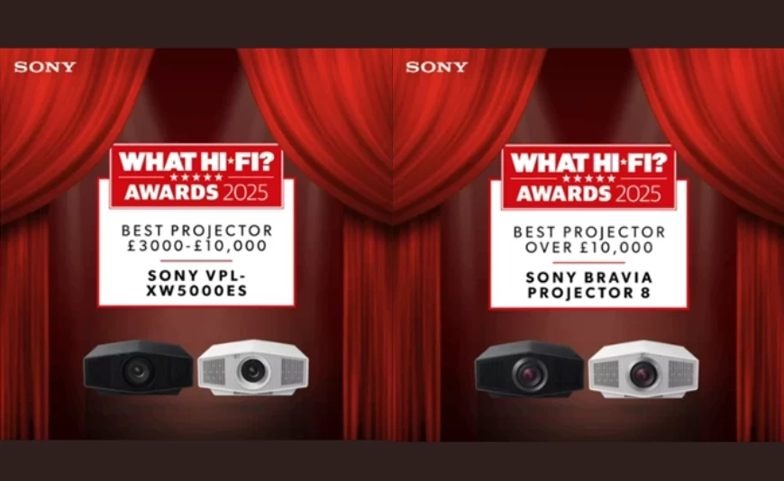 Sony triomphe aux What Hi-Fi? Awards 2025 : une double récompense pour ses vidéoprojecteurs home cinéma Sony triomphe aux What Hi-Fi? Awards 2025 : une double récompense pour ses vidéoprojecteurs home cinéma