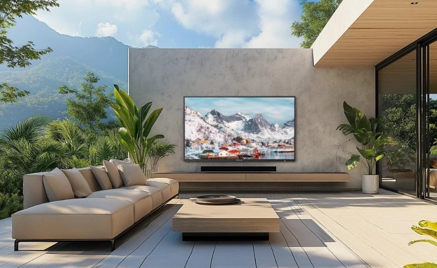TV extérieur : comment ça fonctionne vraiment ? Guide complet (IP55, luminosité, choix en 2026)